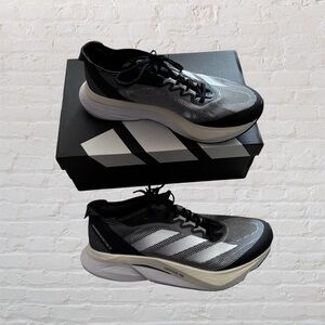 💕 Like 🆕 adidas Adizero Boston 12 women’s running sneakers in black/white/carbon